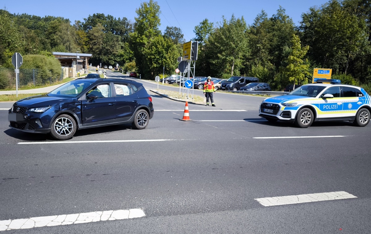 Erneuter Verkehrsunfall an der Rußweiherkreuzung