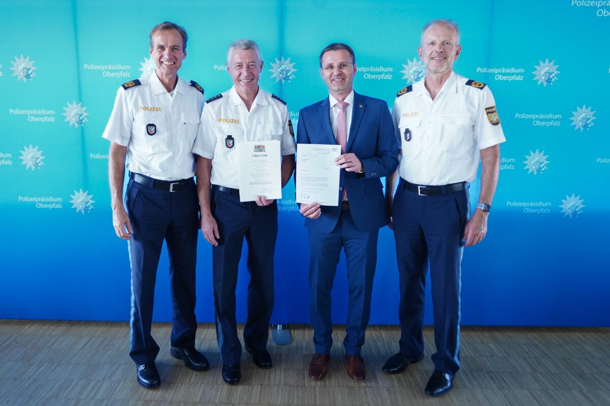 Eine große Karriere bei der Polizei geht zu Ende: Klaus Müller verabschiedet