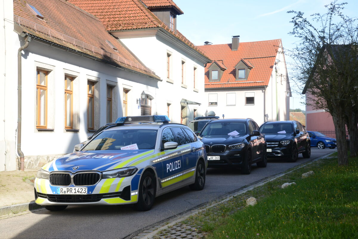 Polizeiübung in Pleystein erfolgreich durchgeführt
