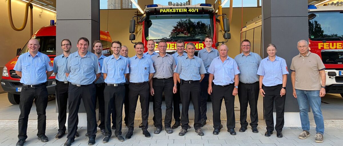 Feuerwehr Parkstein feiert Premiere mit Ü40-Leistungsabzeichen