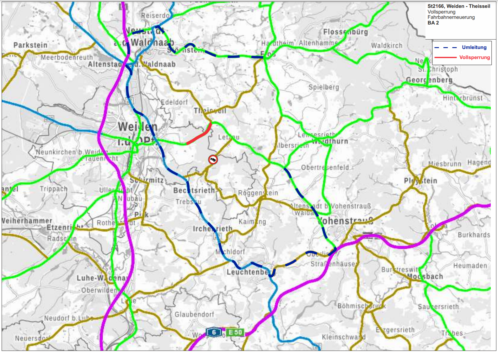 Bauphase 1 der St 2166 erfolgreich beendet