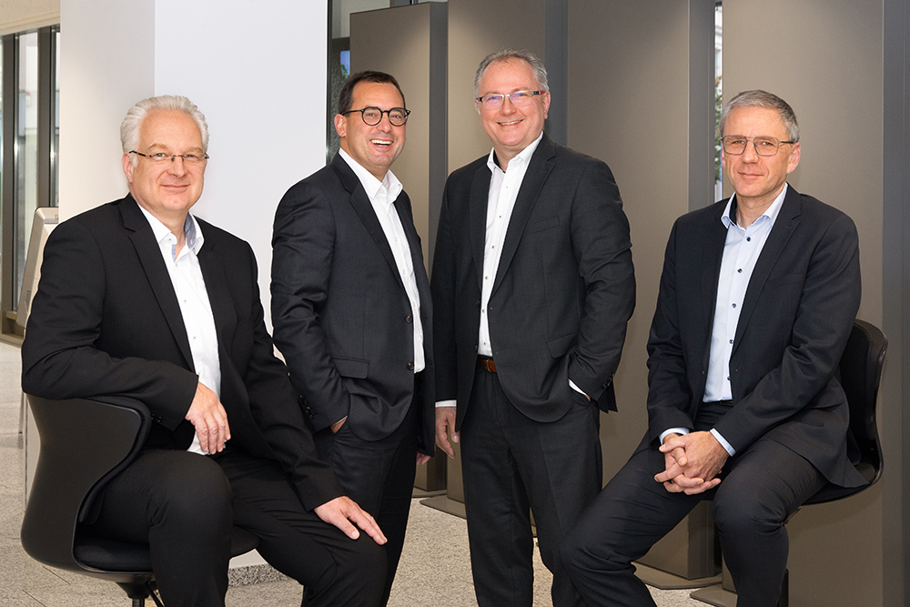 Führungsquartett lenkt jetzt die Geschicke der Bank