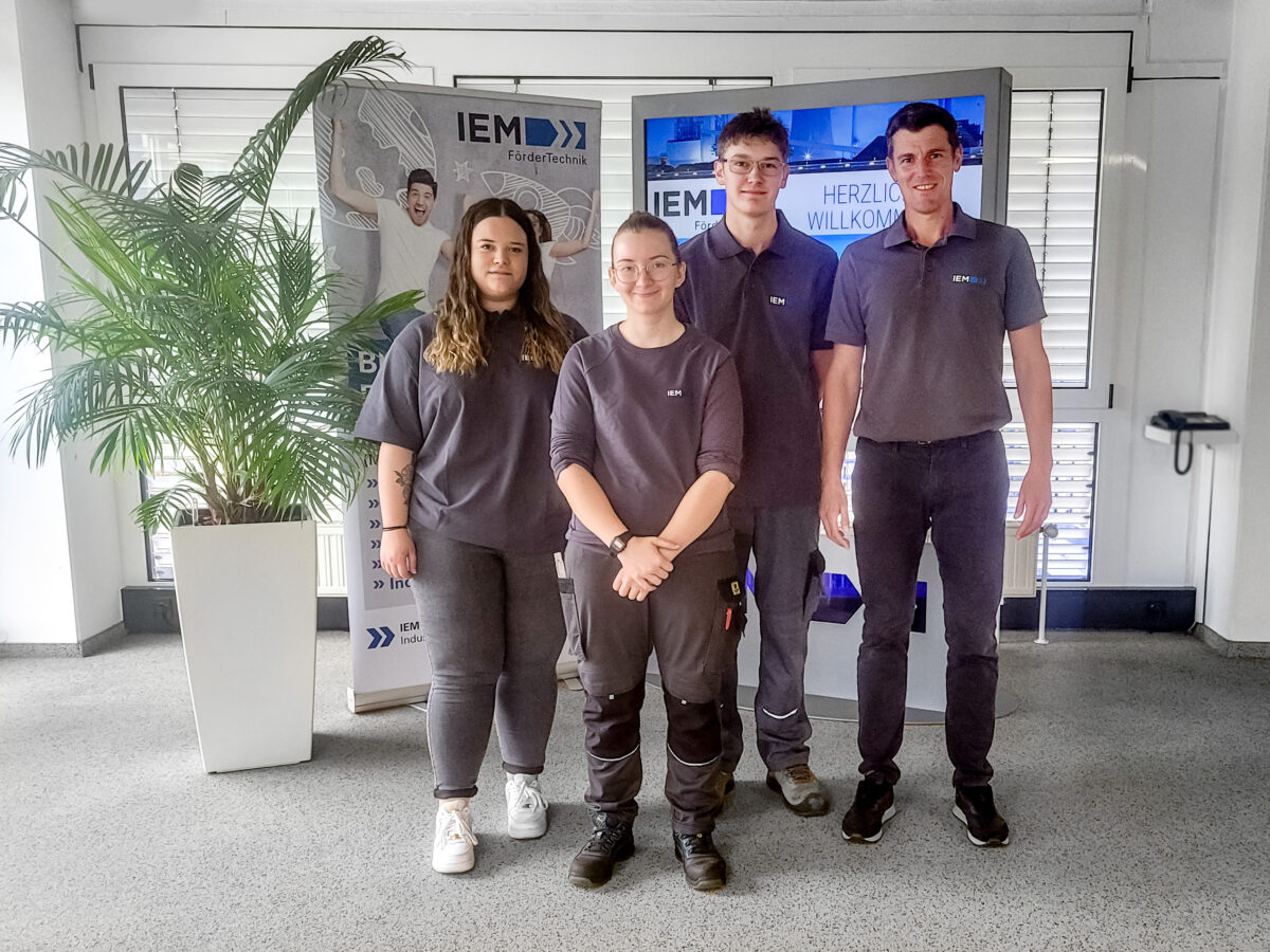 IEM FörderTechnik: Startschuss für die Azubis 2024