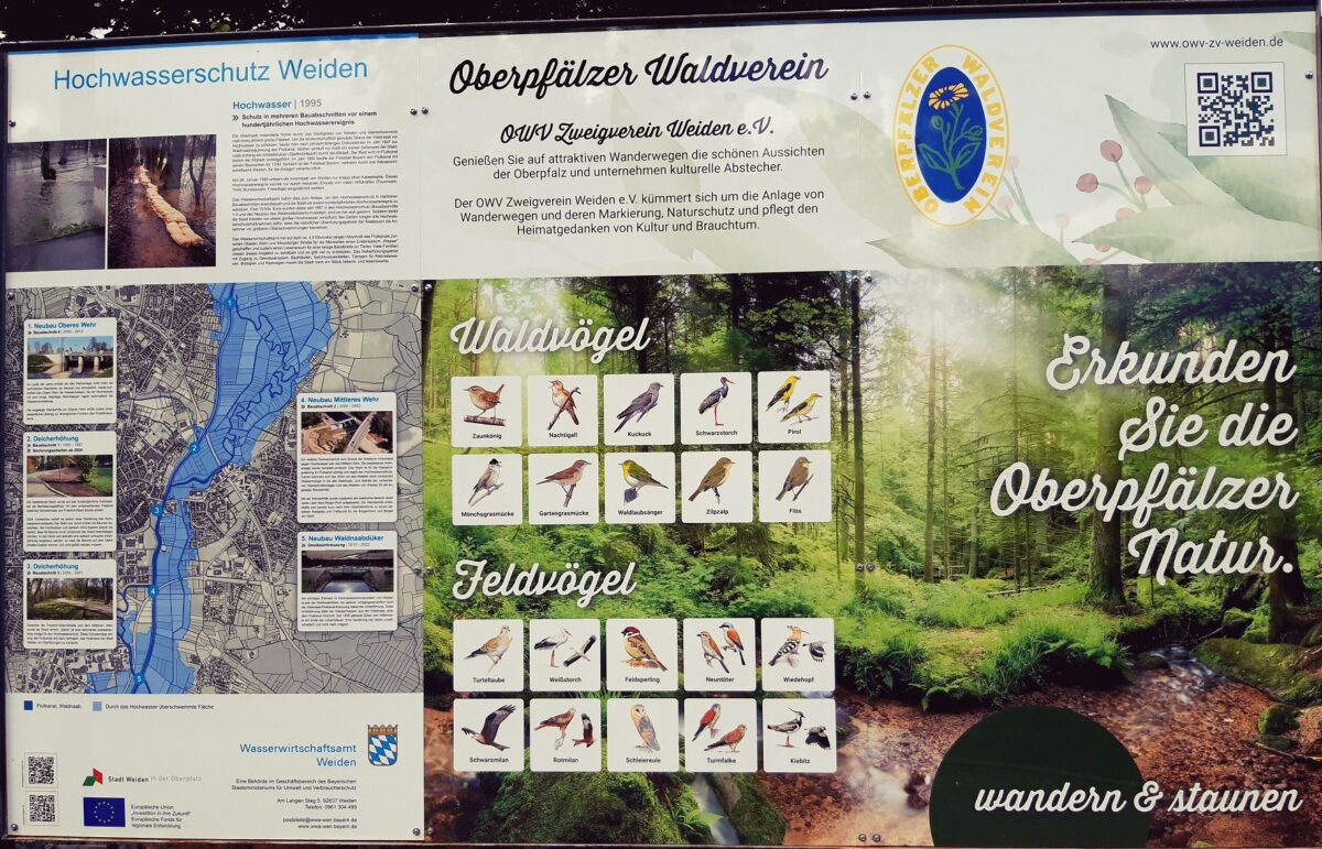 Bericht einreichen: OWV und Wasserwirtschaftsamt erneuern Info-Tafel