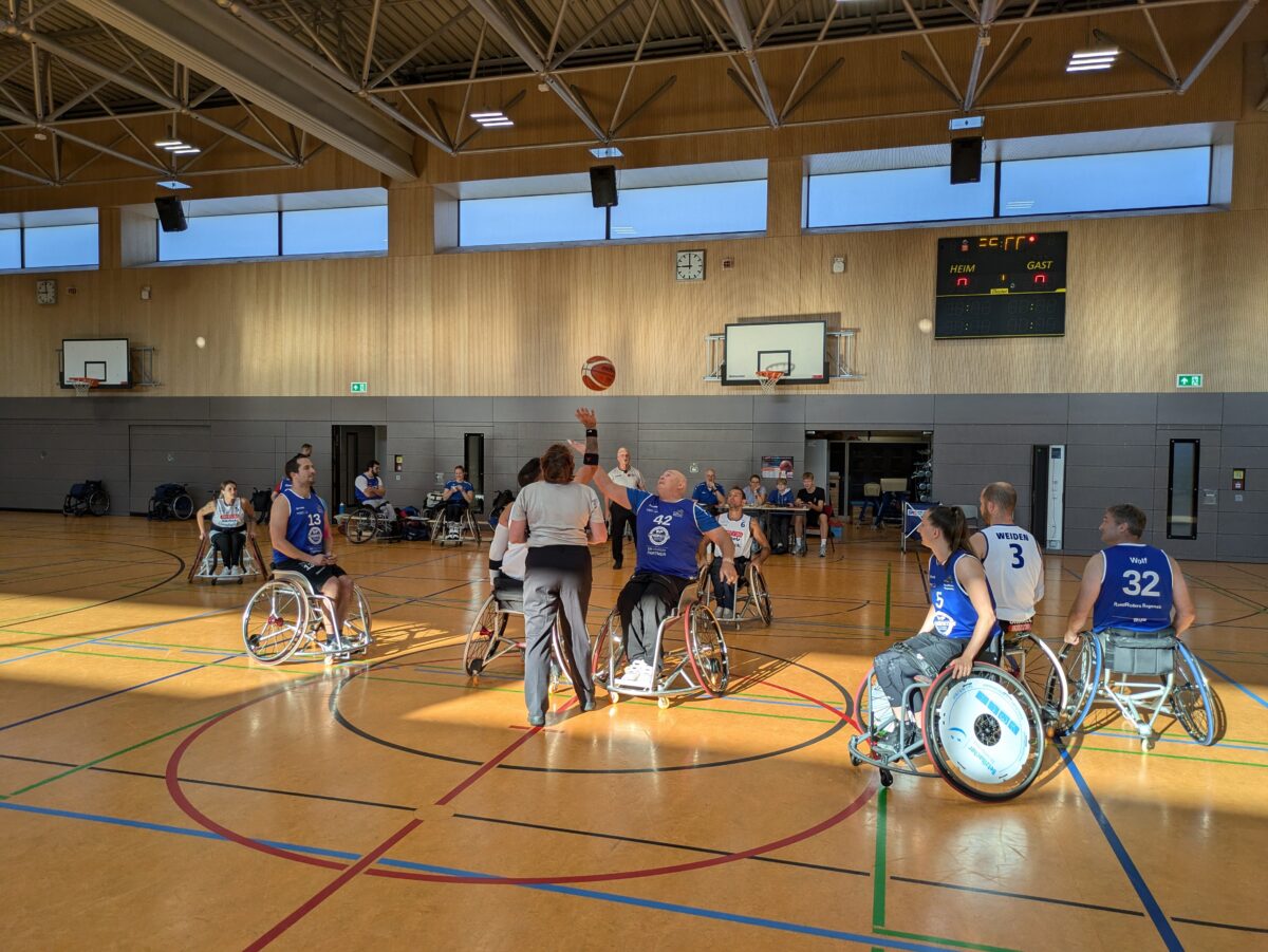 Heimturnier als Saisonstart für Weidens Rollstuhlbasketballer