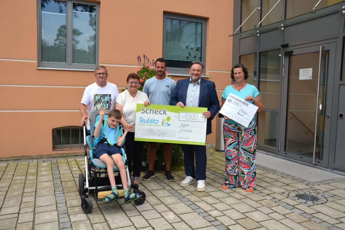 Teublitzer Hilfsaktion unterstützt schwerstbehinderten Philipp