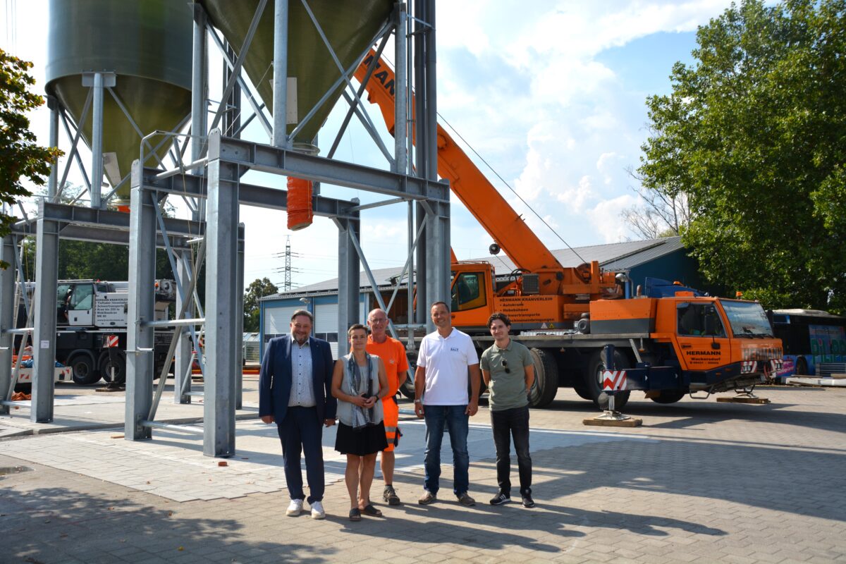 Teublitz rüstet sich mit neuen Salzsilos für den Winter