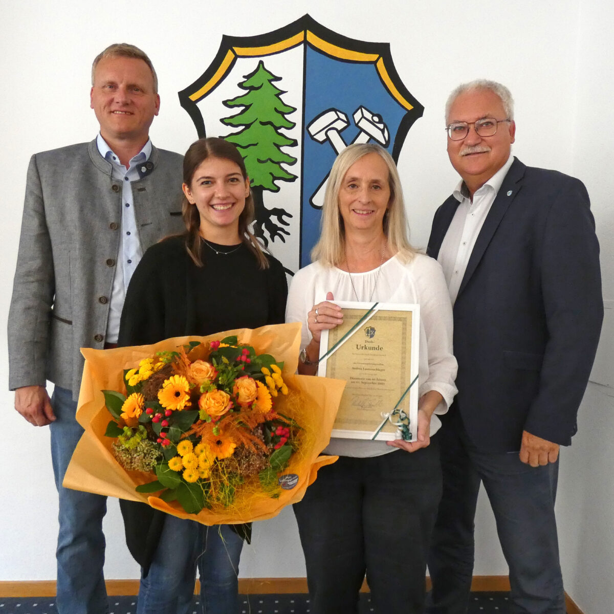 40 Jahre im Rathaus Maxhütte-Haidhof gefeiert