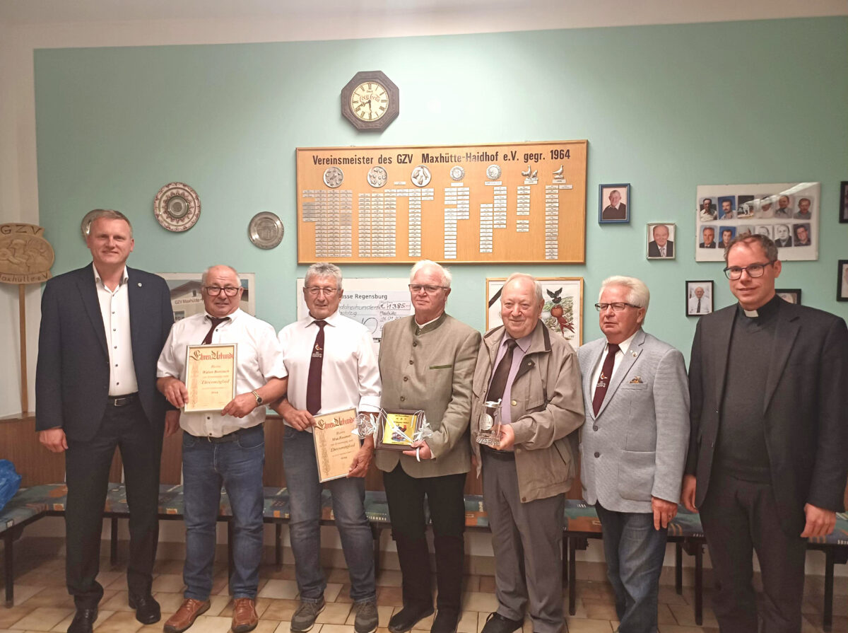 60 Jahre Engagement im Rassegeflügelzuchtverein Maxhütte-Haidhof