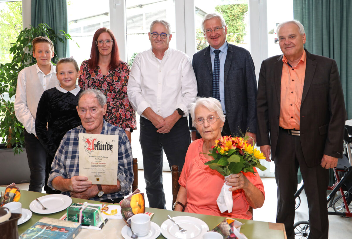 65 Jahre Liebe: Eiserne Hochzeit in Erbendorf