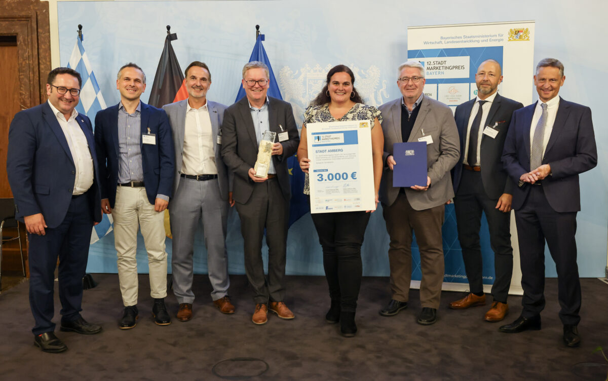 Amberg gewinnt Sonderpreis beim Stadtmarketingpreis Bayern