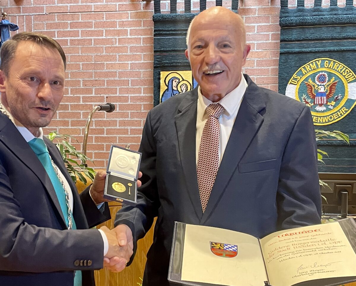 Goldene Bürgermedaille Josef Gebhardt