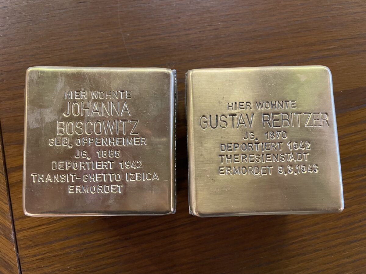 Weitere Stolpersteine: Resonanz bei jungen Leuten und Nachfahren sehr positiv