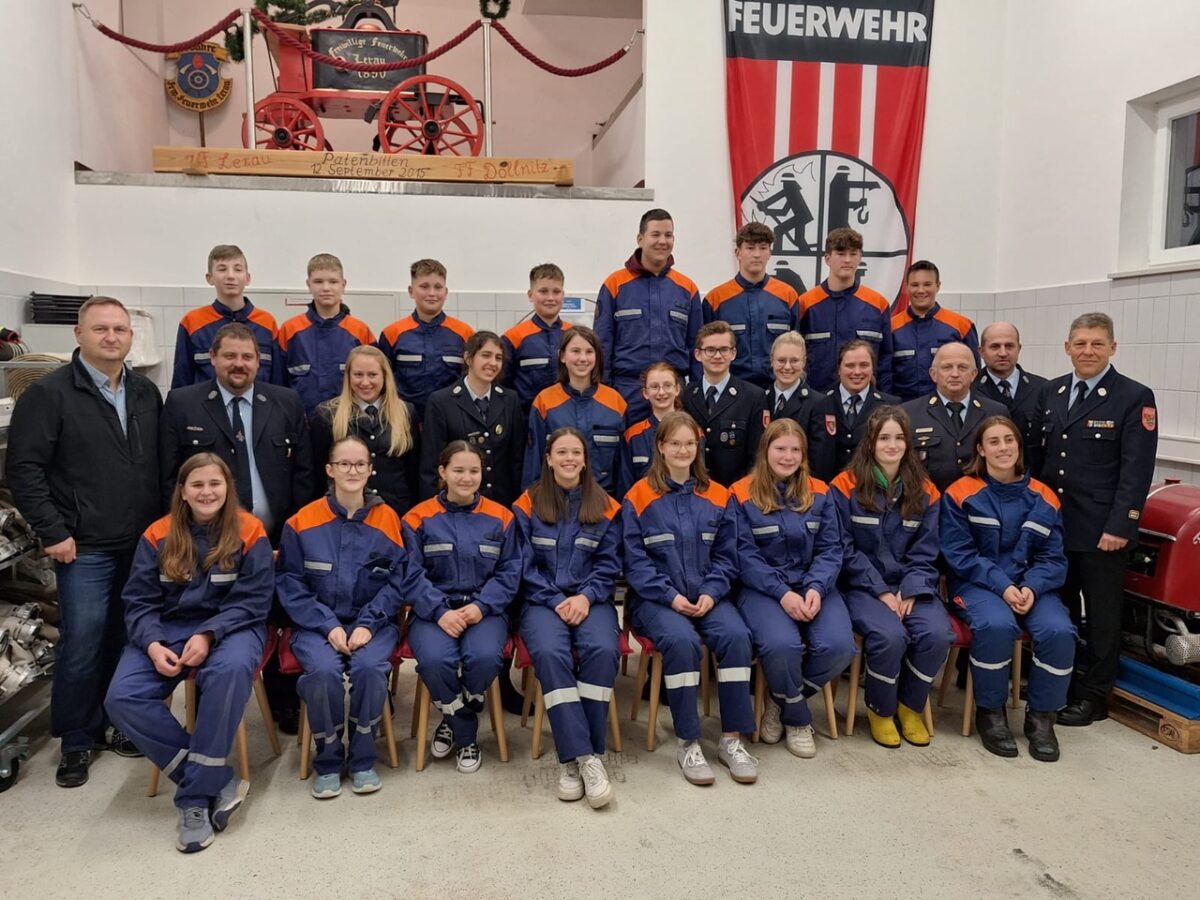 Jugendfeuerwehren in Lerau bestehen Wissenstest