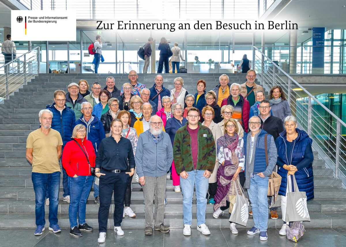 Oberpfälzer auf politischer Bildungsfahrt in Berlin