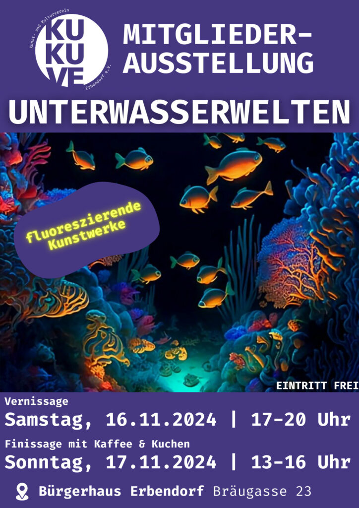 Erbendorfer Kunst- und Kulturverein lädt in fluoreszierende Unterwasserwelten ein