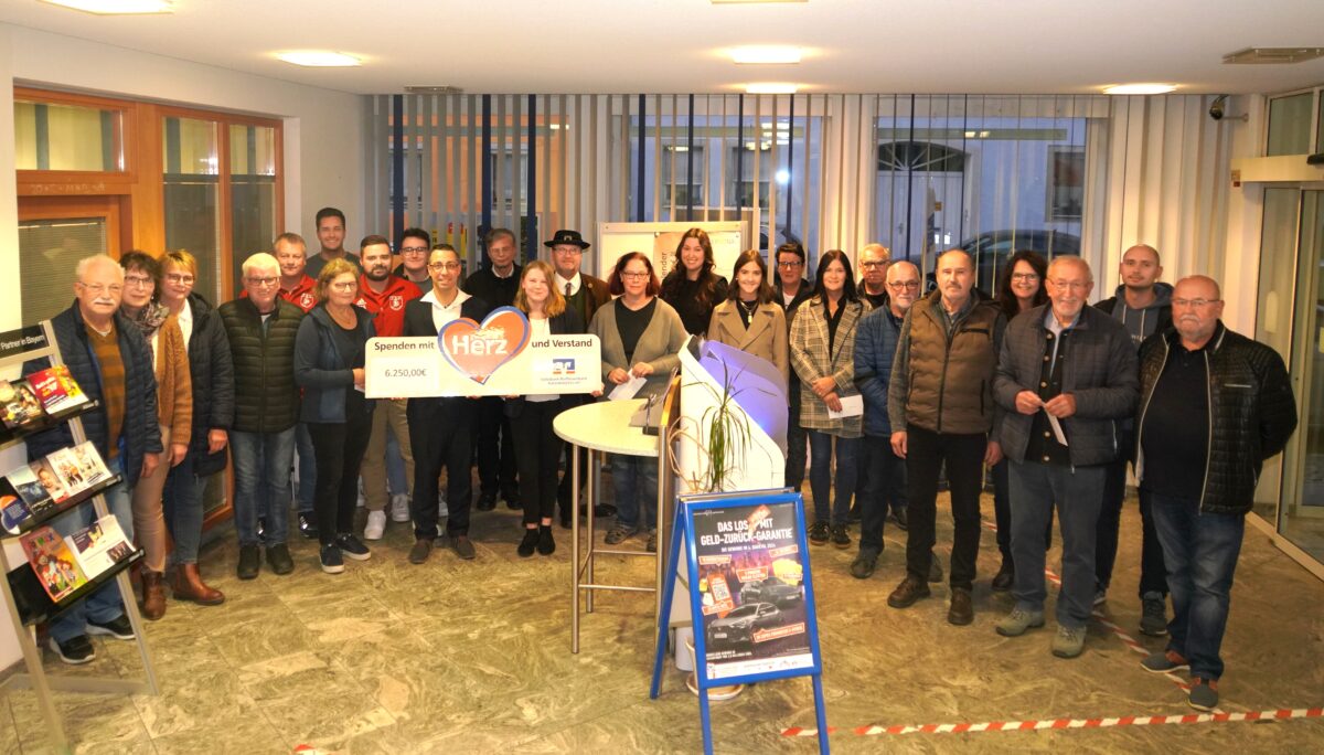 6.250 Euro für Waldthurner Vereine plus Crowdfunding - Möglichkeit