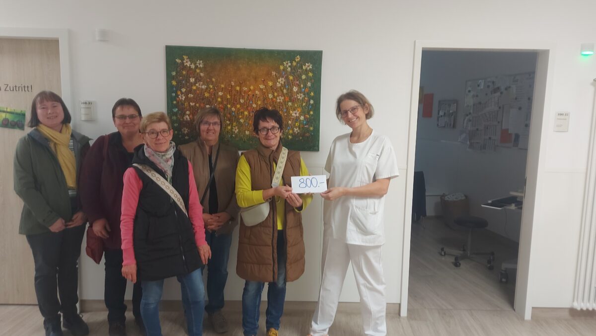Waldthurner Frauen unterstützen Palliativstation in Weiden