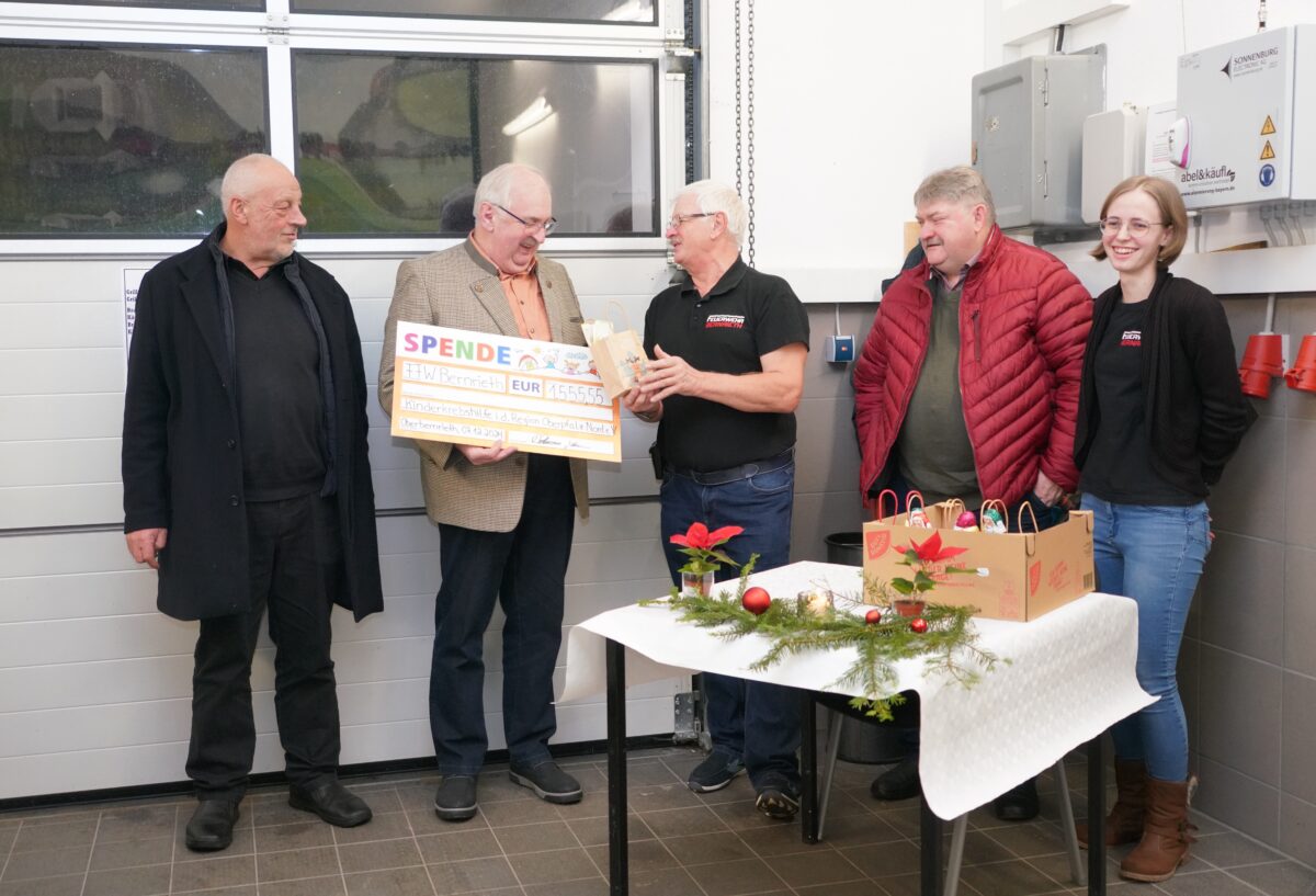 Besinnlich–unterhaltsam–hilfreich  1555,55 Euro gespendet