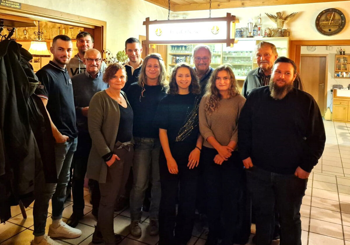 Saisonabschlussfeier der Seilzieher der Fahrenbergauswahl beim Wirtsheiner