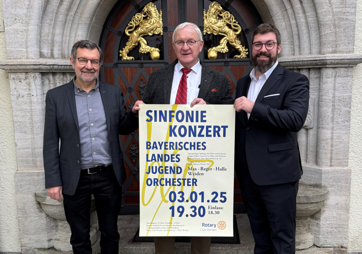 Der Rotary Club Weiden lädt zum Klassik-Highlight am Jahresanfang 2025
