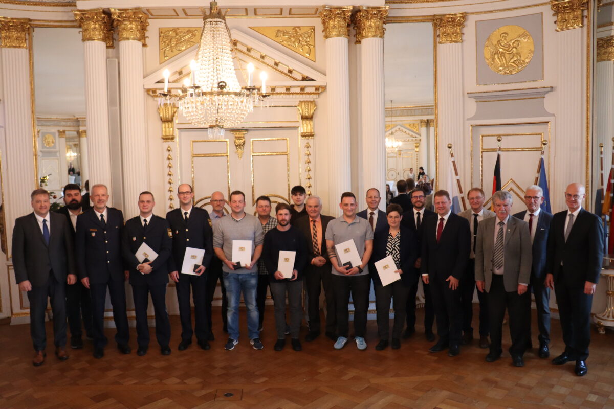 Neun Lebensretter in der Oberpfalz geehrt