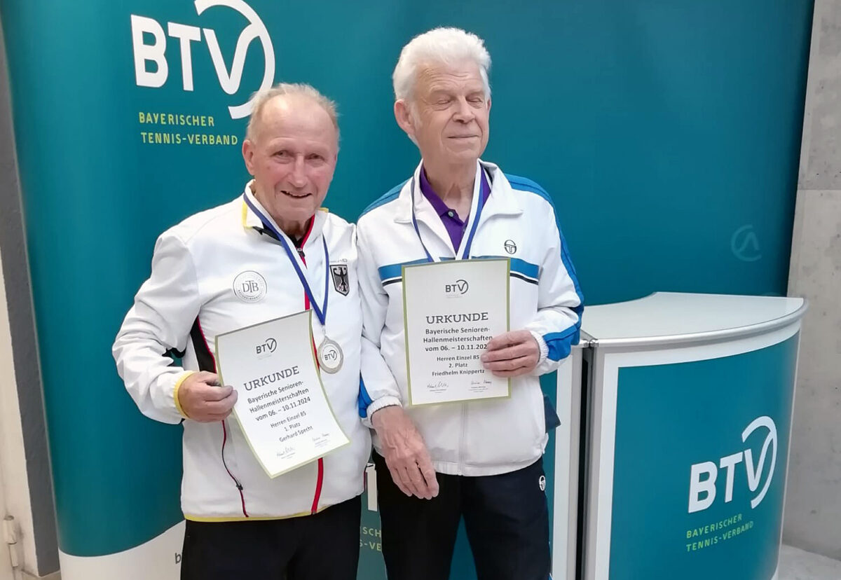 88-Jähriger gewinnt bayerischen Tennis-Titel
