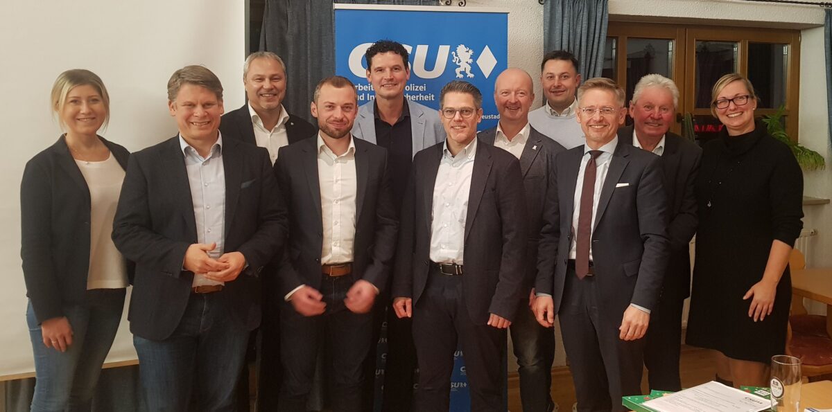 "CSU-Arbeitskreis stärkt Polizei und Sicherheit in der Region"