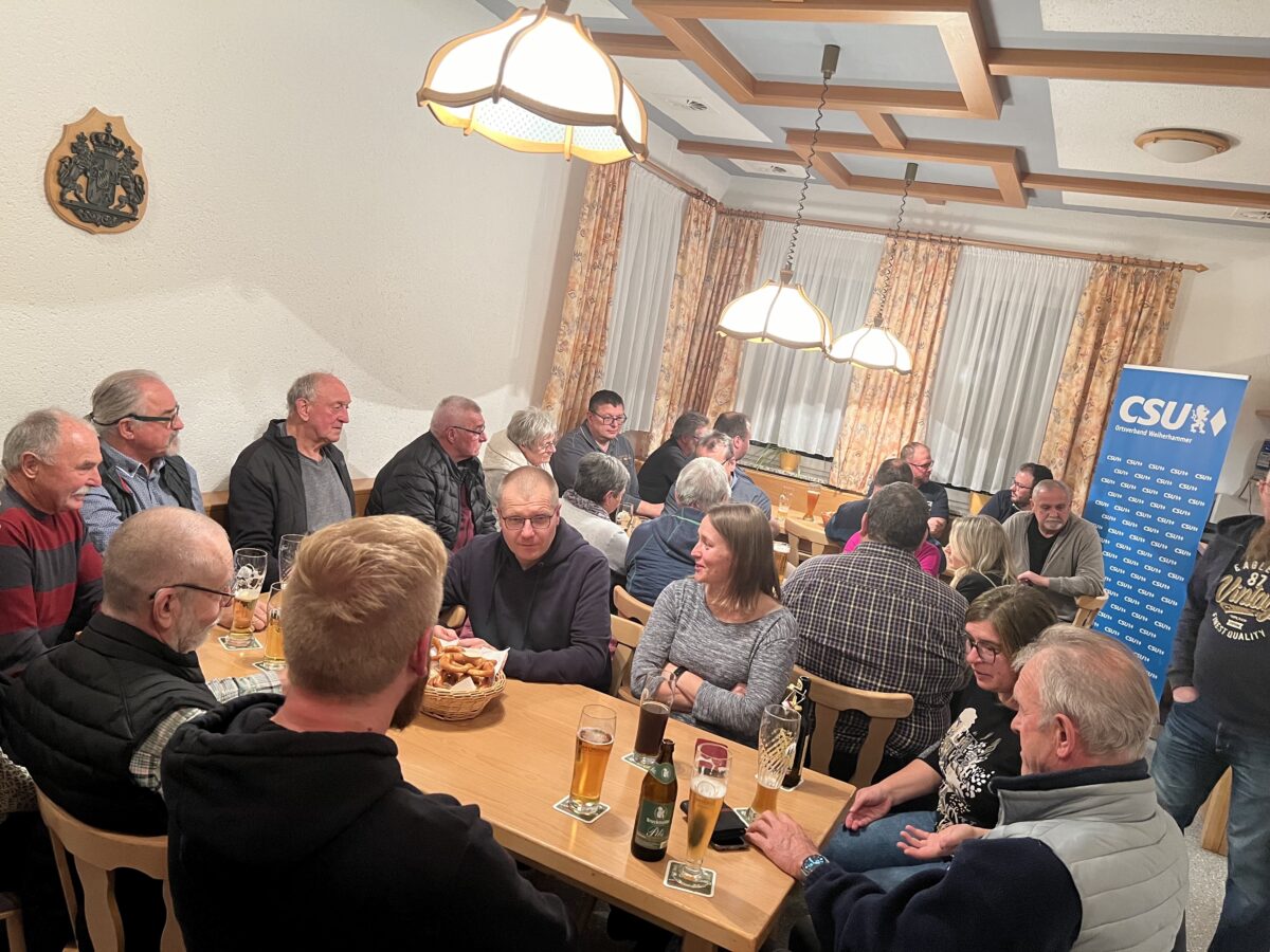 CSU Trippach diskutiert aktuelle Themen mit Bürgern