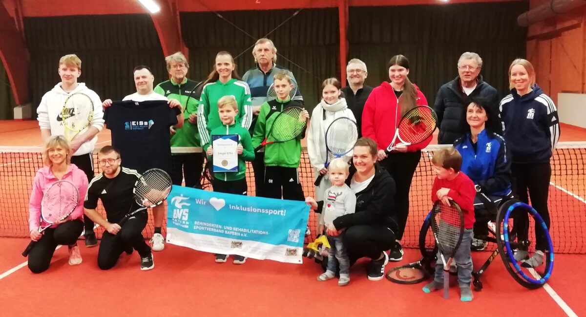 Besonderes Inklusions-Siegel für dieTennisfreunde Mitterteich