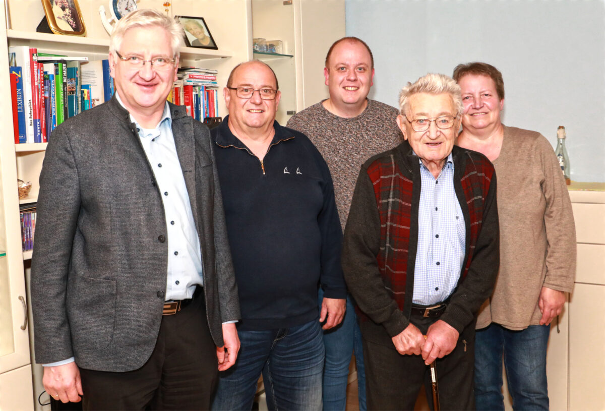 Große Feier für Julius Sulzer zum 90. Geburtstag