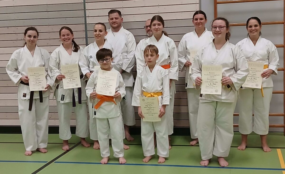 Karate Stadtmeister in Neustadt gekürt