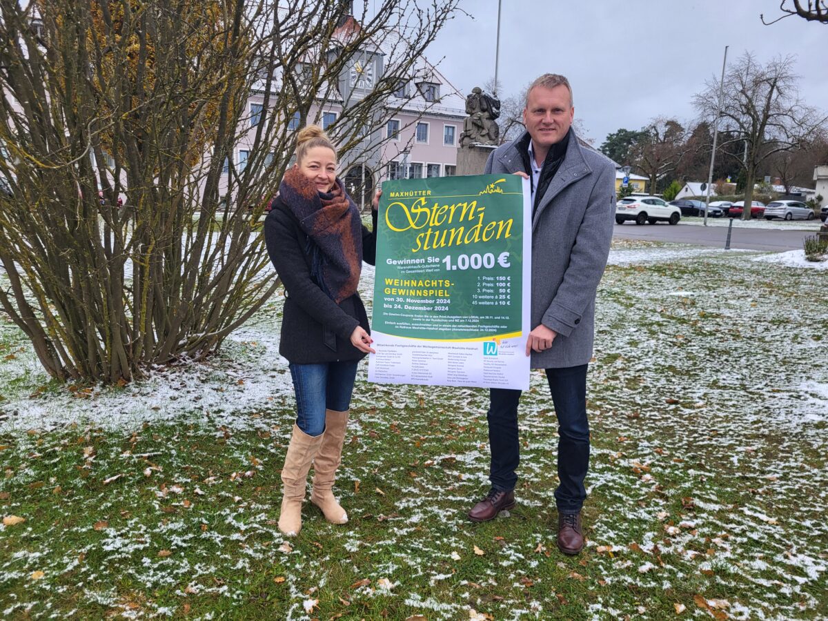 Maxhütte-Haidhof lädt zum Sternstunden-Gewinnspiel