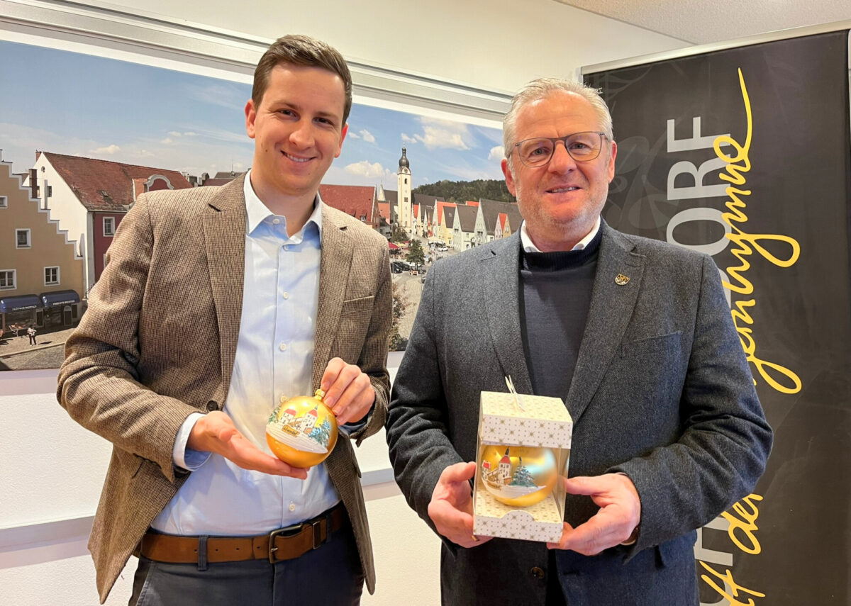 Schwandorfer Christbaumkugeln mit neuem Motiv