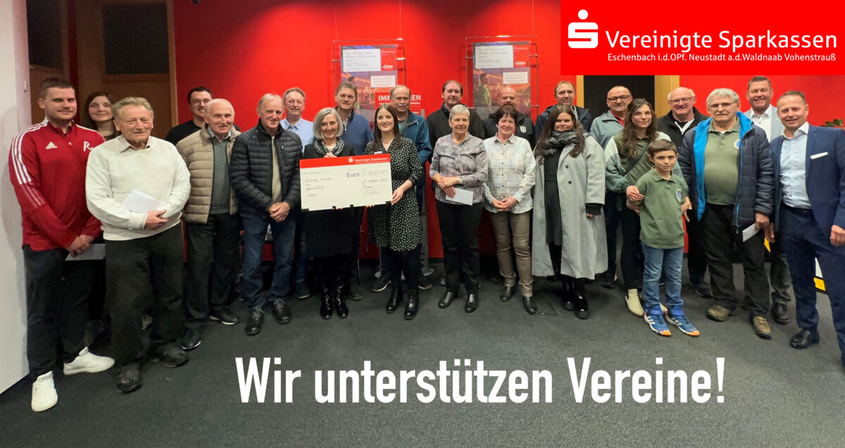 Sparkasse fördert Pleysteins Vereine mit 5300 Euro