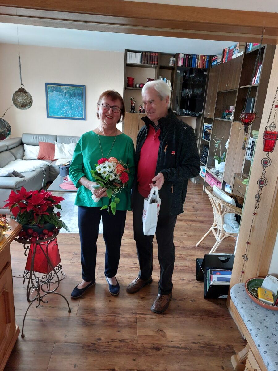 Ver.di Seniorin Waltraud Haberkorn feiert 75. Geburtstag