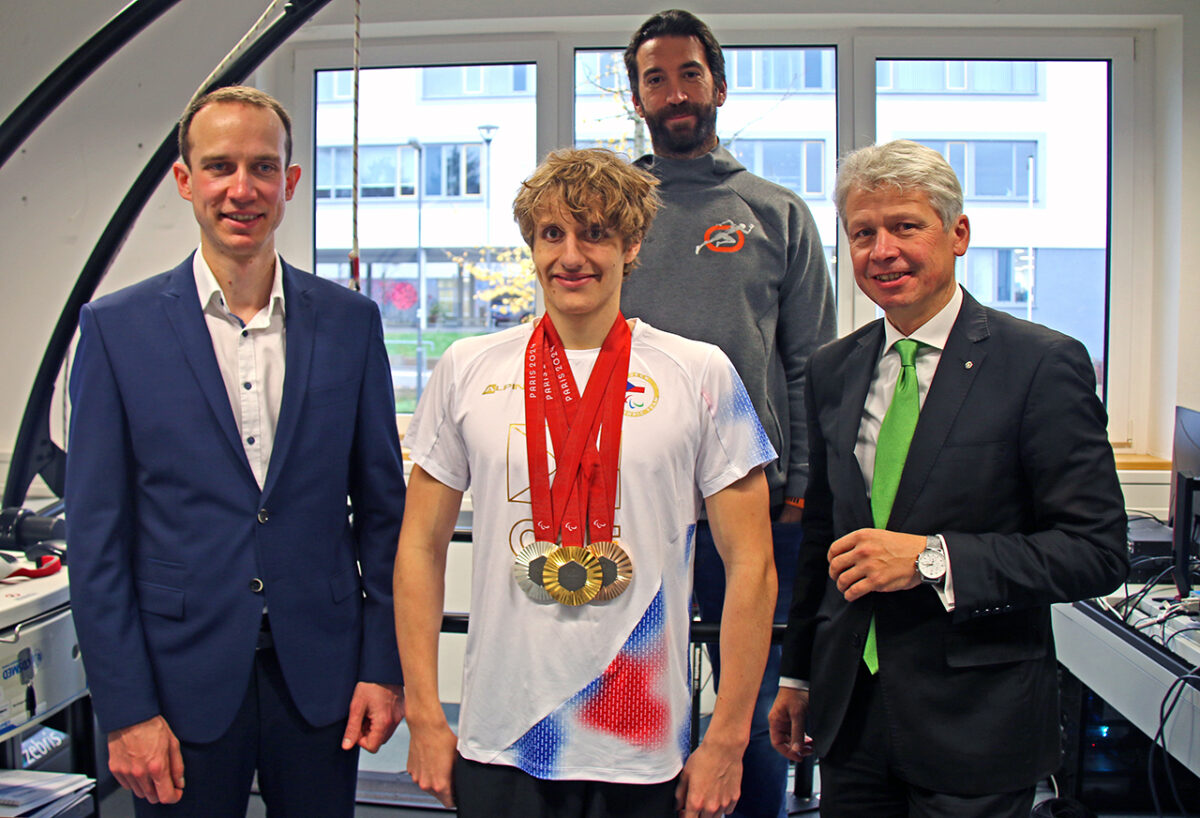 OTH als Magnet für Spitzensportler: Weidener ZLS optimiert Goldjungen aus Tachov