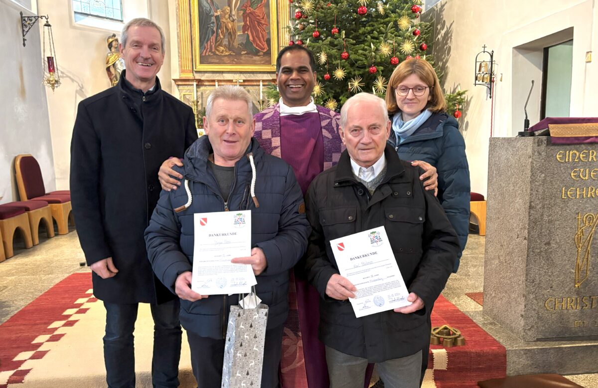 Abschied verdienter Mitglieder der katholischen Kirchenverwaltung in Flossenbürg