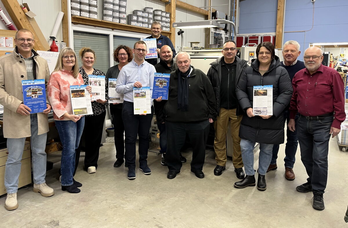 Jahresplaner „Grafenwöhr 2025“ wird verteilt