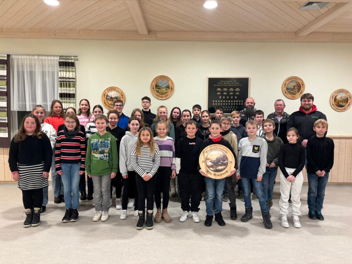 Gau Armesberg vergibt Weihnachtsscheibe