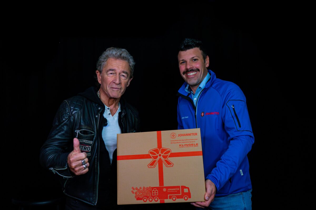 Peter Maffay fördert Johanniter-Weihnachtstrucker erneut
