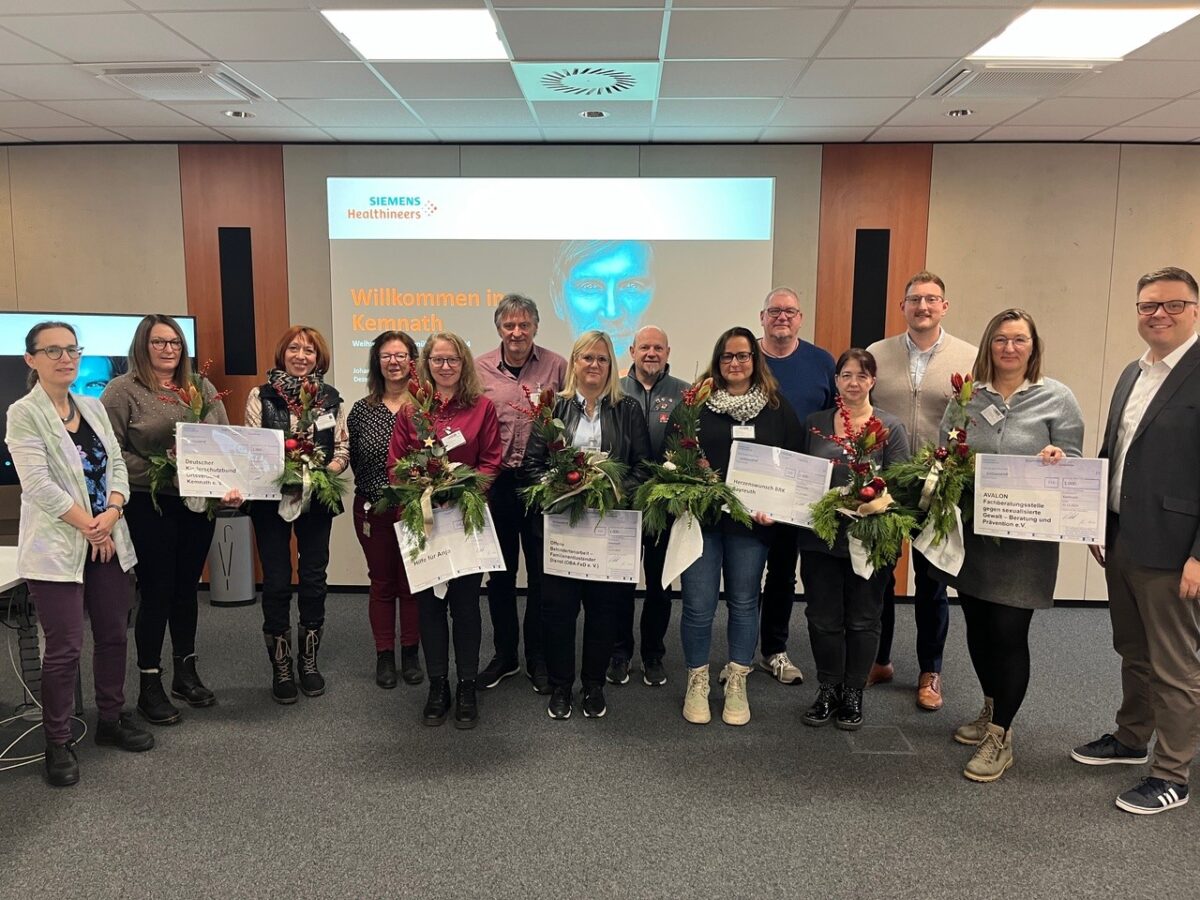 Siemens Healthineers in Kemnath spendet 5000 Euro