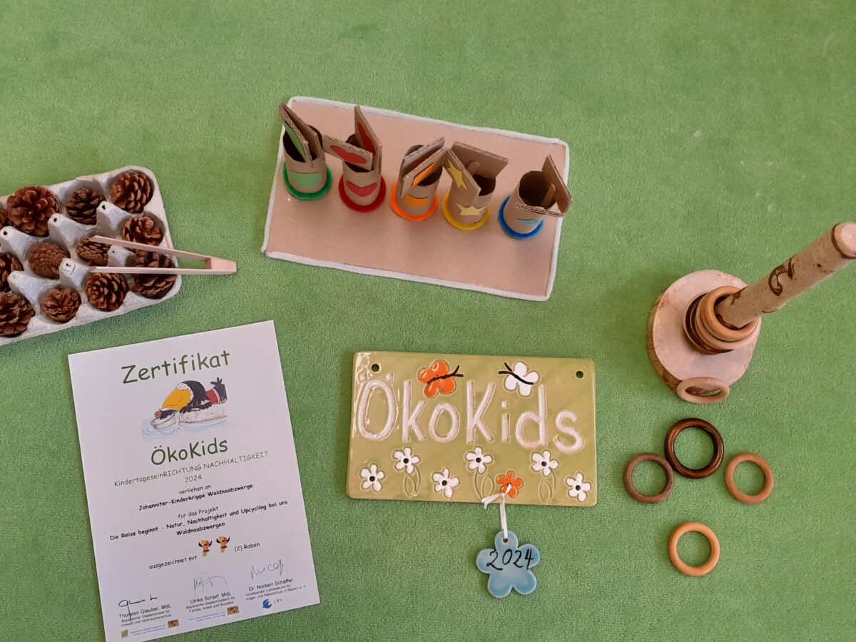 Waldnaabzwerge erhalten ÖkoKids-Zertifizierung