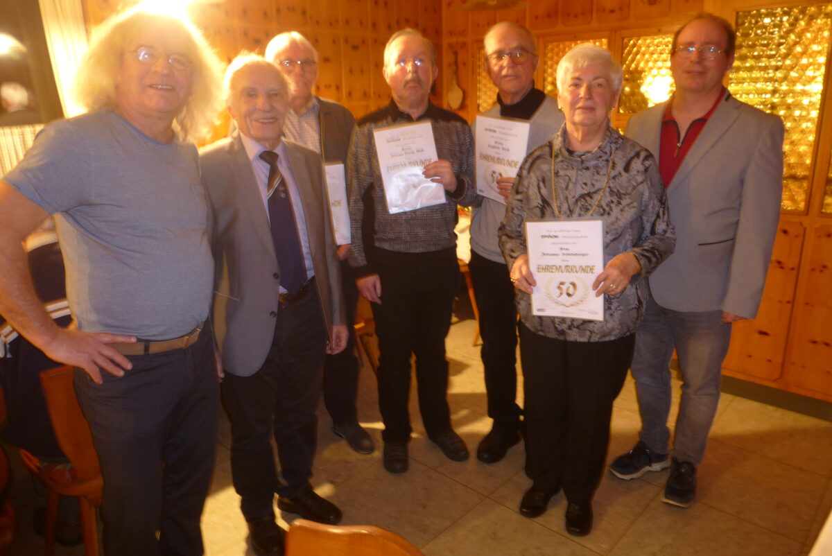 Weihnachts-Stammtisch der DPVKOM Weiden mit ernsten Tönen