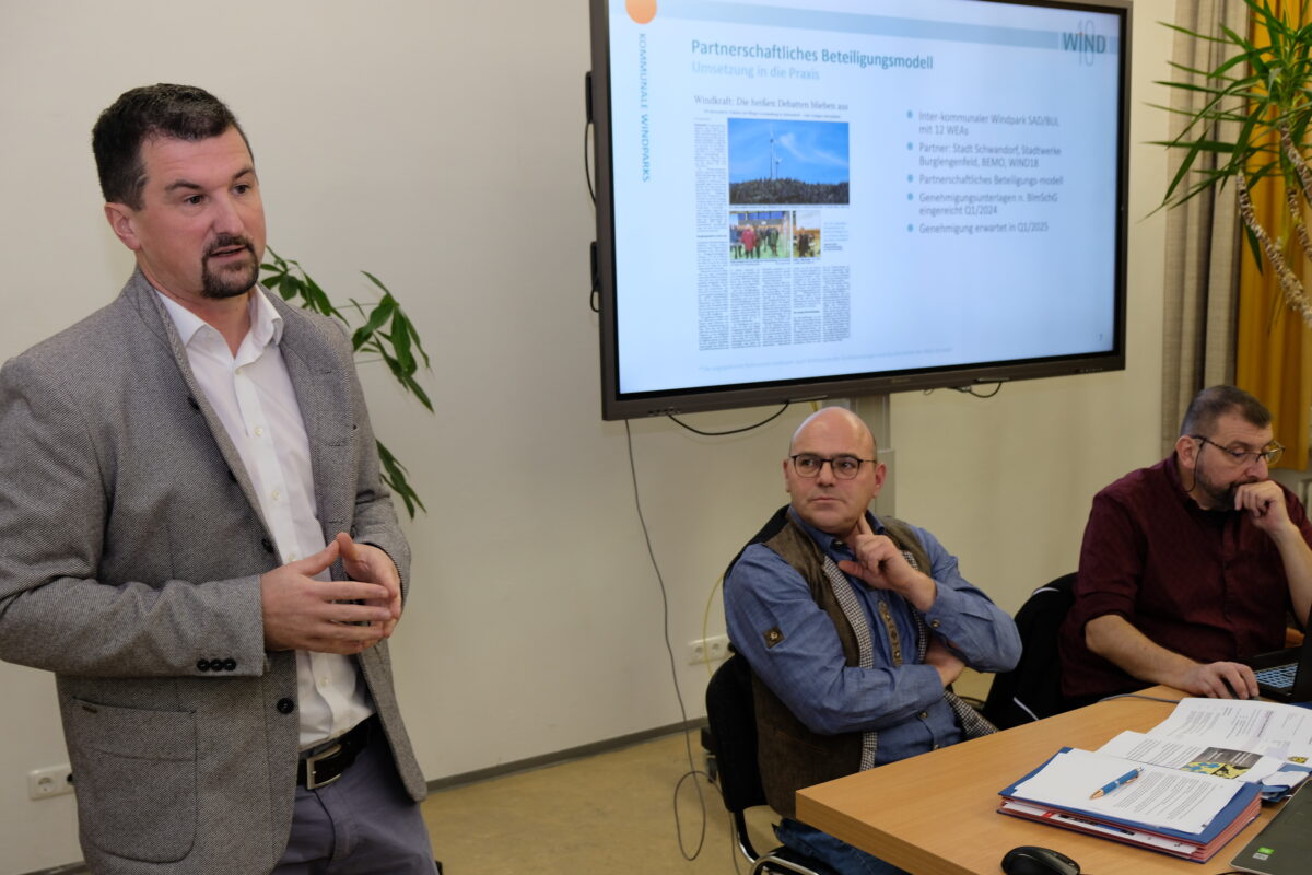 Windpark-Debatte in Schlammersdorf entfacht