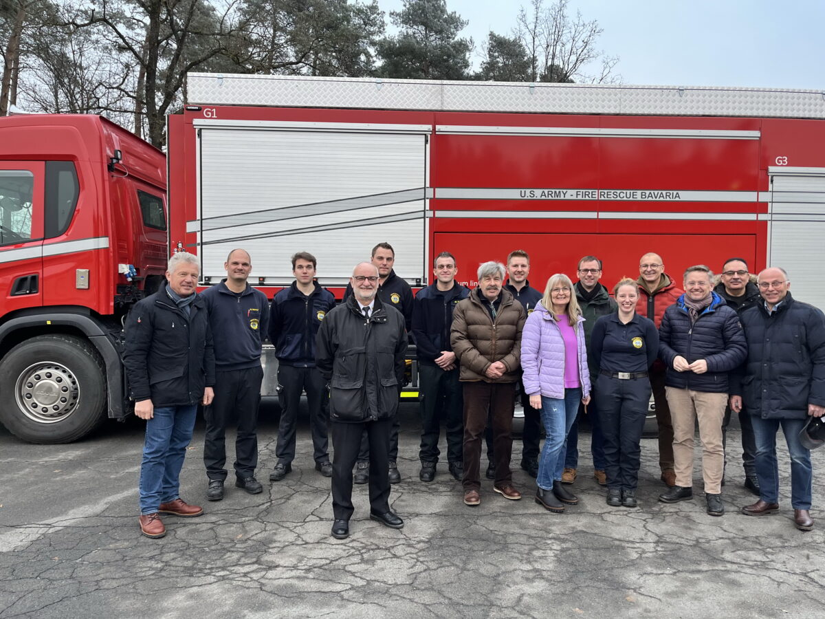 CSU-Silvesterbesuch im Lager Grafenwöhr
