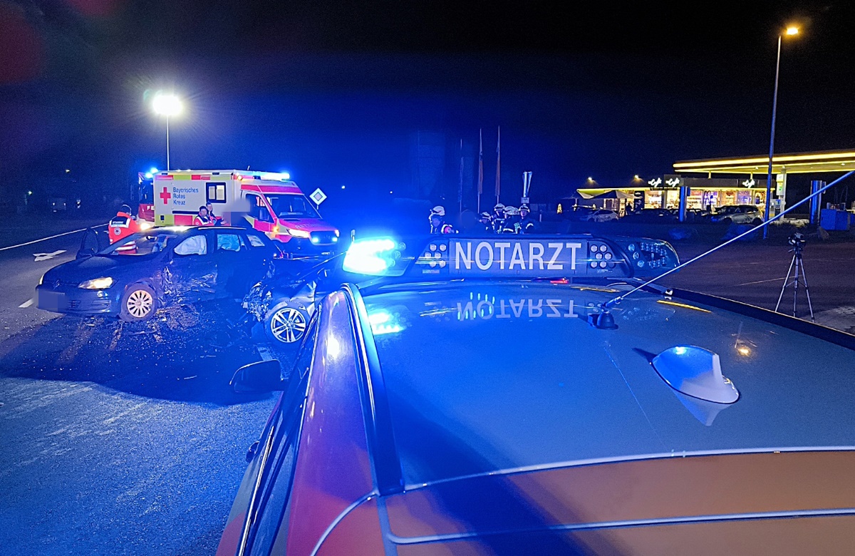 Erneuter Verkehrsunfall auf der B470 an der Eni-Tankstelle