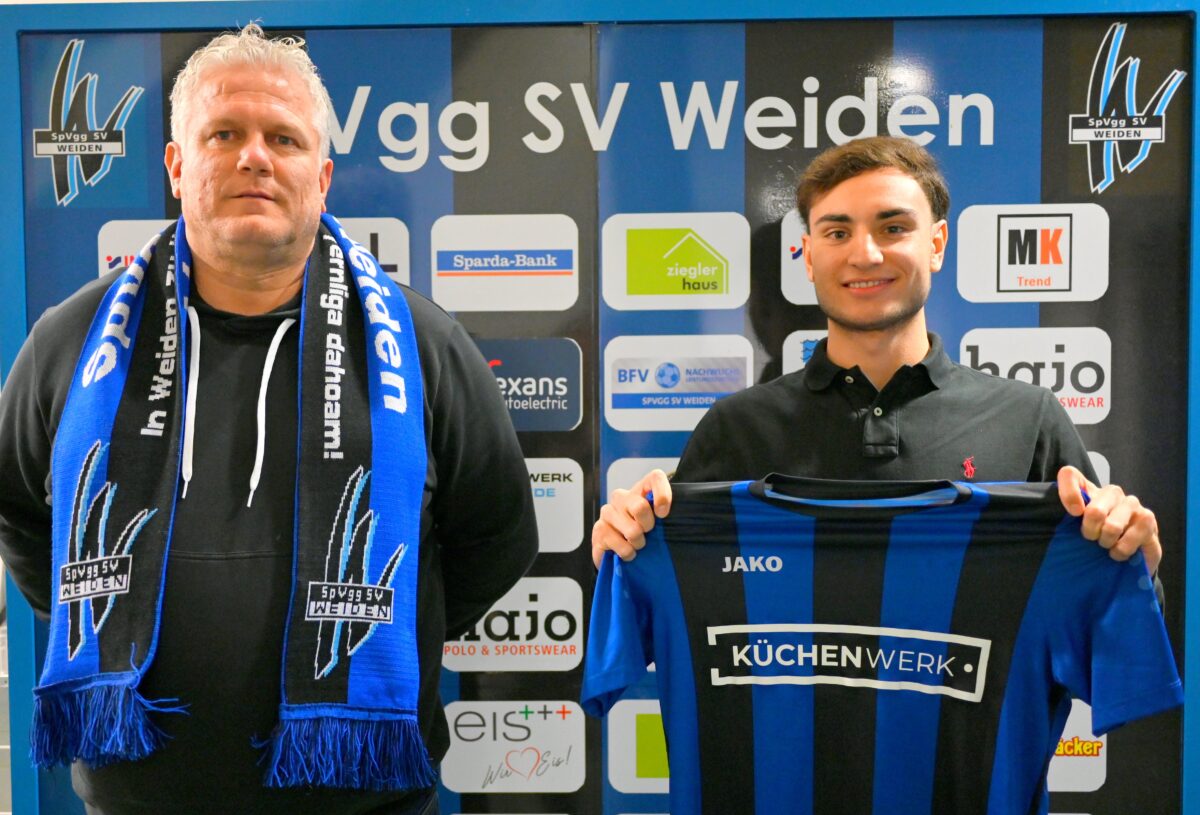SpVgg SV Weiden stellt ersten Sommerneuzugang vor