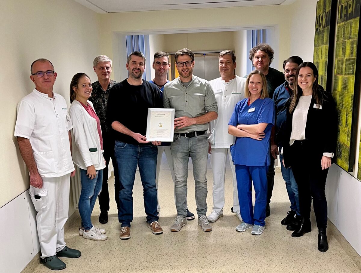 Asklepios Klinik erhält höchste Hygieneauszeichnung