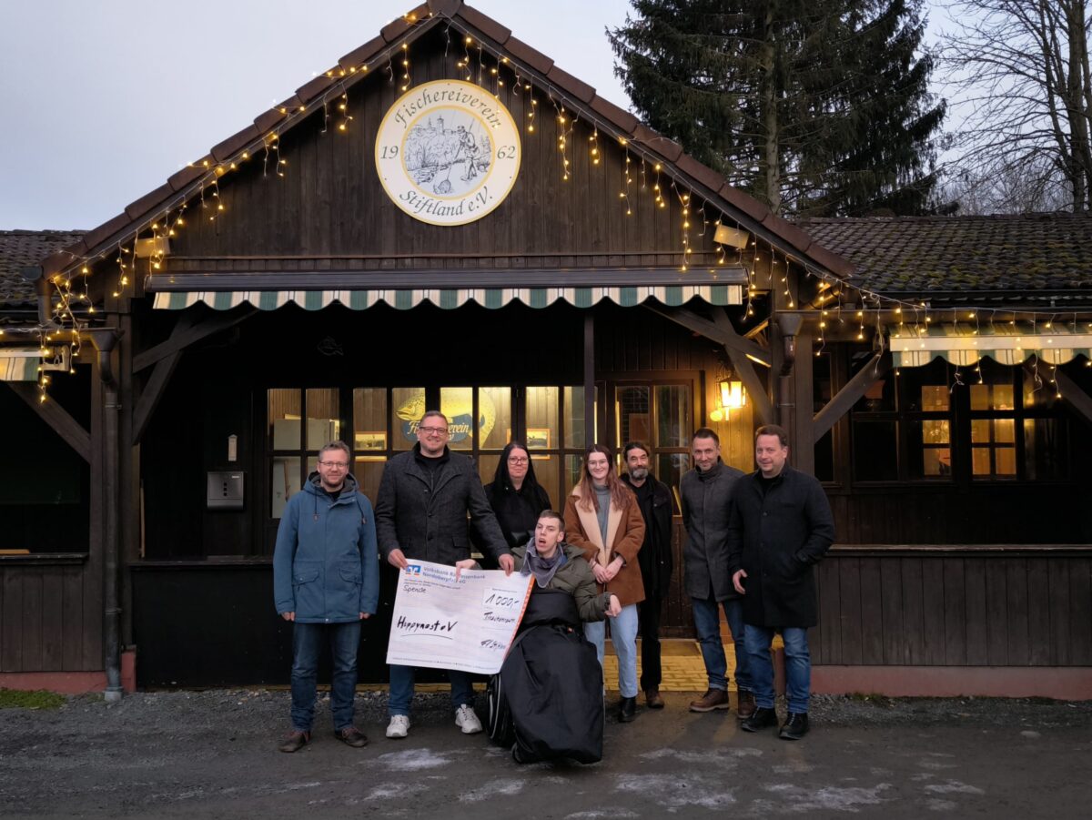 Fischereiverein Stiftland fördert Happynest e. V.